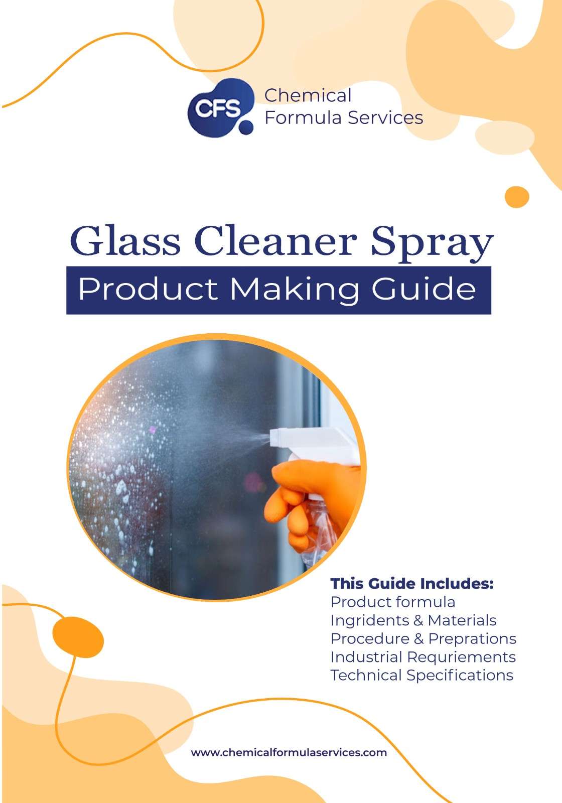 glass cleaner spray formula