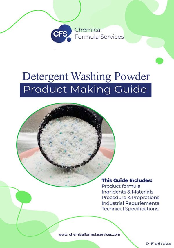 Detergent Washing Powder Formula