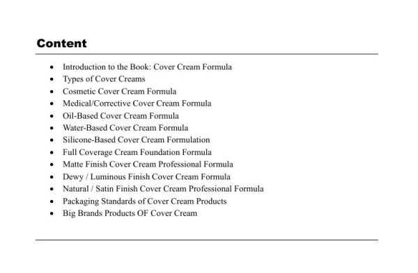 cover cream formula