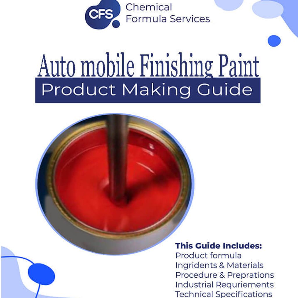 Auto Finishing Paint Red Formula At 1 Chemical Formula Services