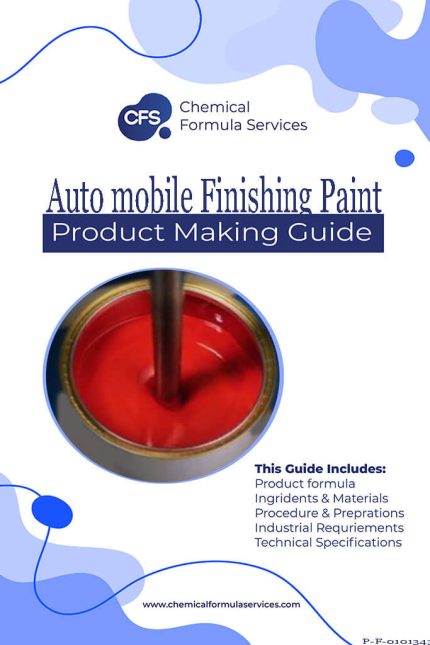Auto Finishing Paint Red Formula