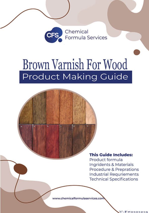 brown varnish wood formulation