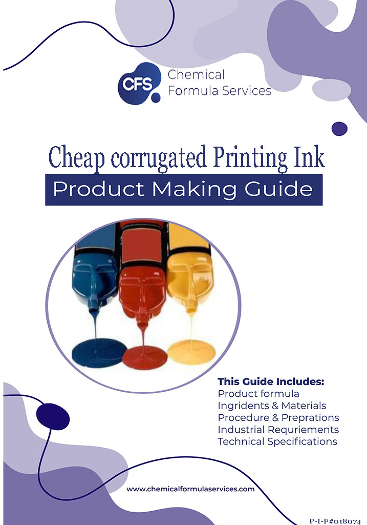 Cheap corrugated Printing Ink Formula