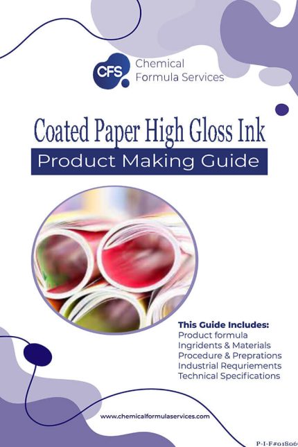 coated paper high gloss ink formula