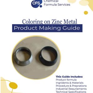 color deposit on zinc metal