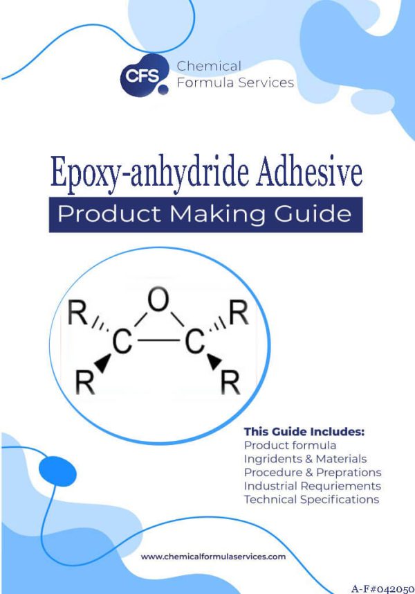 Epoxy-anhydride adhesive formula