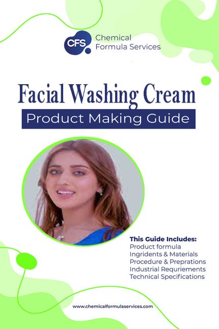 Facial washing cream formula