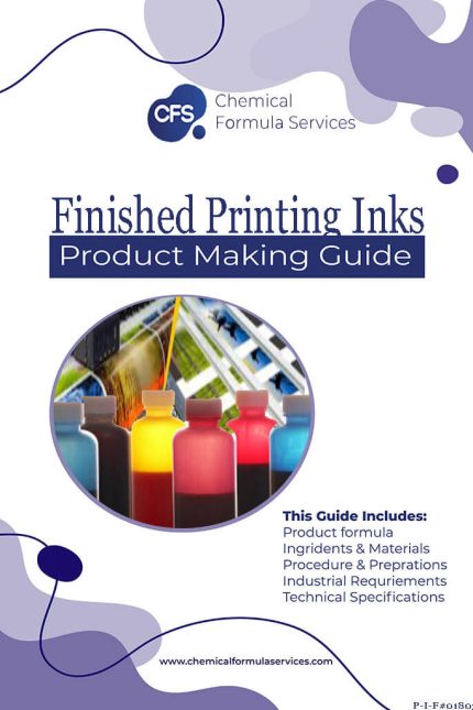 Finished ink formula for printing