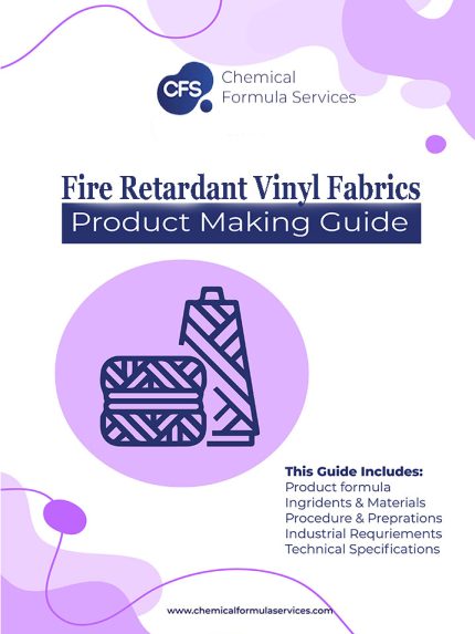 Fire retardant vinyl fabrics formula