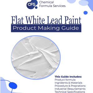 flat white lead paint formulation