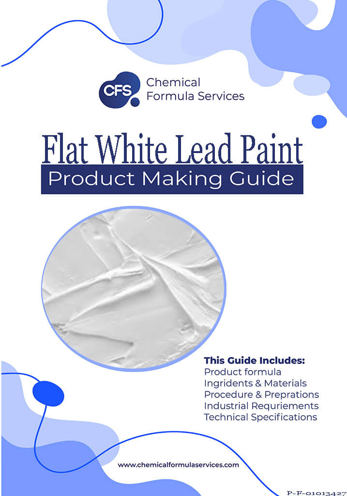 flat white lead paint formulation