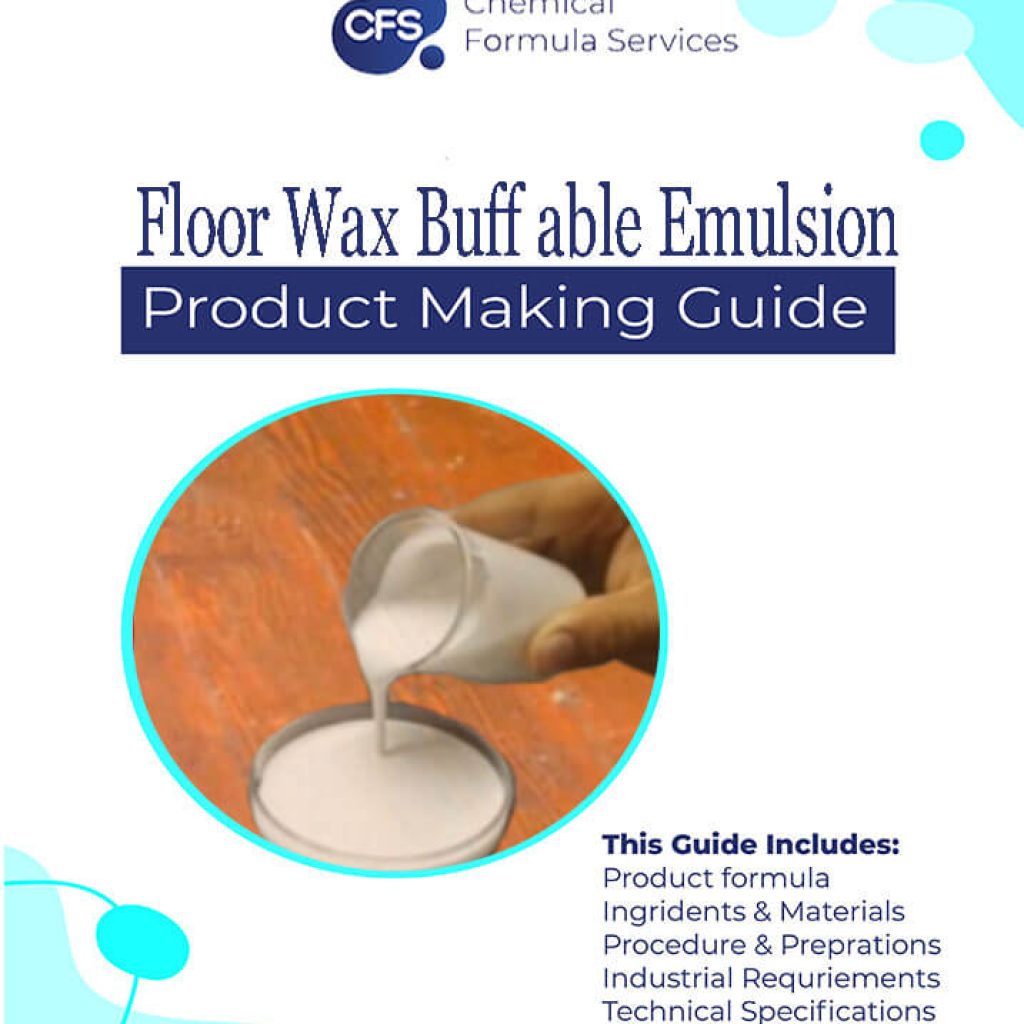 Floor Wax Buffable Emulsion Formulation At 1 Chemical Formula Services