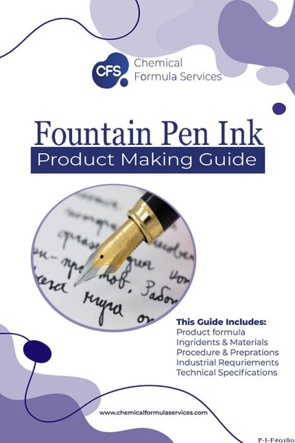 Fountain pen ink formula