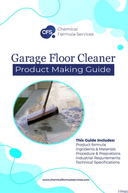 Garage floor stain cleaner formulation