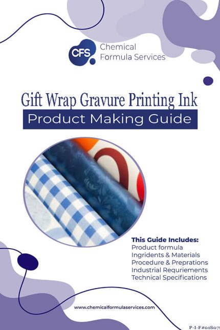 Gift wrap gravure printing ink