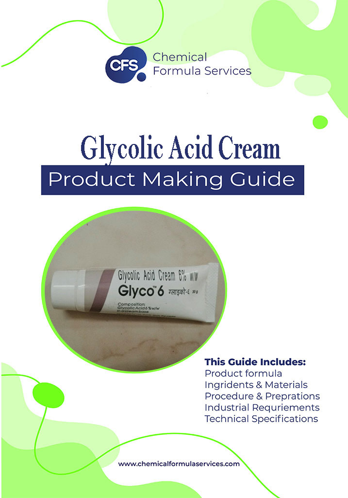 Glycolic acid cream 6 ww Formula
