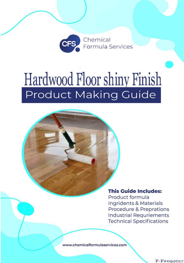 Hardwood floor shiny finish formula
