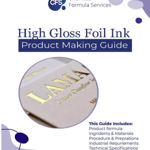 High gloss foil ink formula
