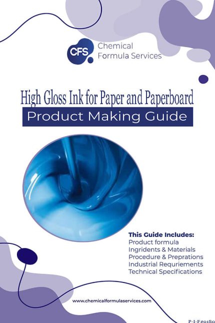 High gloss ink for paper and paperboard formulation