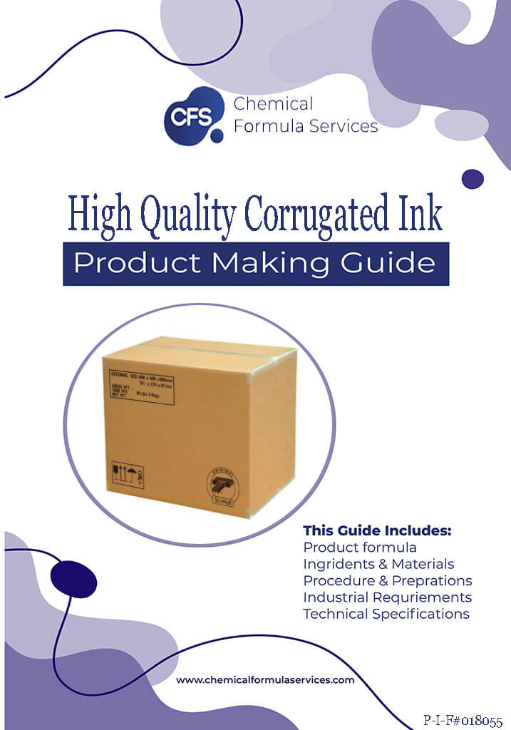 corrugated ink formulation