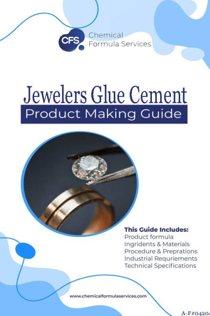 jewelry cement glue formulation
