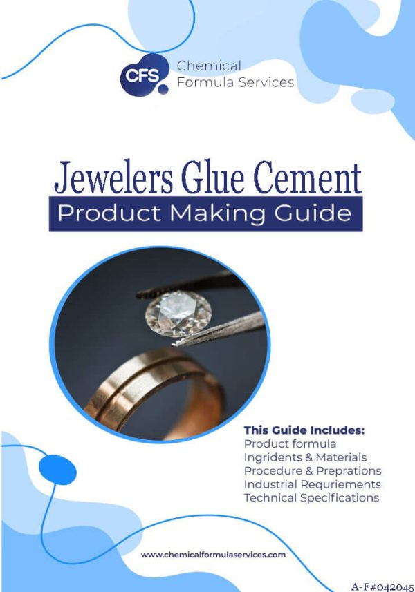 jewelry cement glue formulation