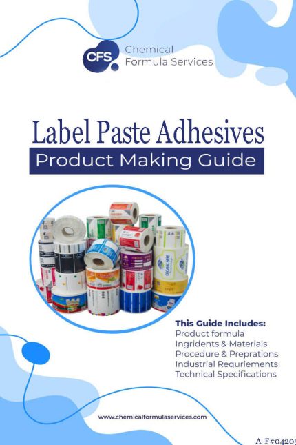 Label paste adhesives Formula