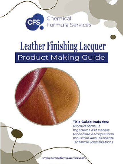 Leather lacquer spray formulation
