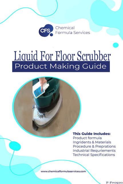 liquid formula for a floor scrubber