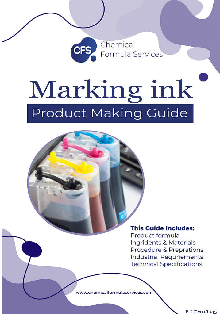 marking ink for metal formula
