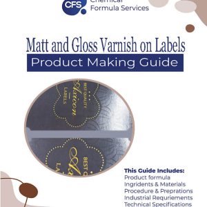 matt and gloss varnish on labels formulation