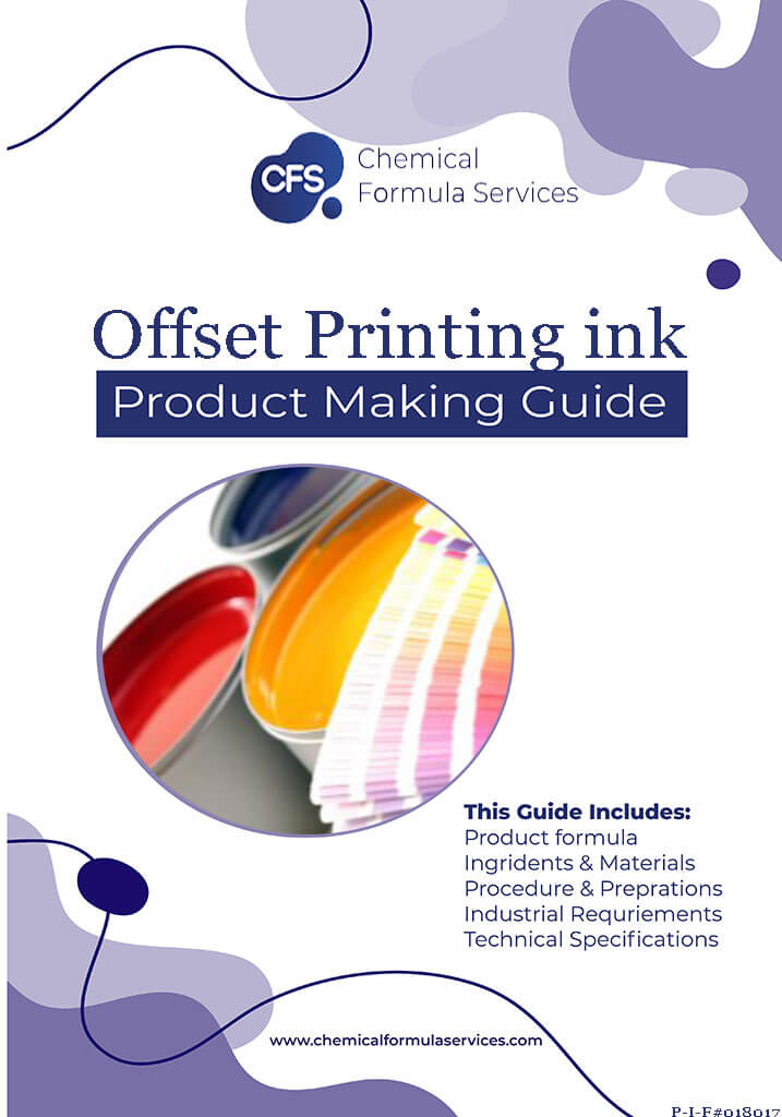 Offset printing ink formulation