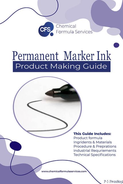 Permanent marker ink formulation