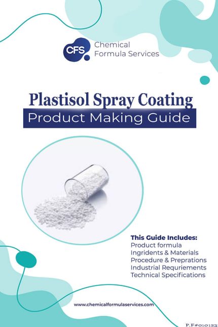 Plastisol spray coating formulation