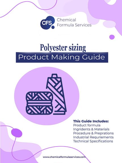 Polyester sizing formula