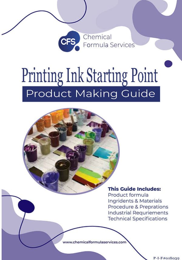 Printing ink formulation