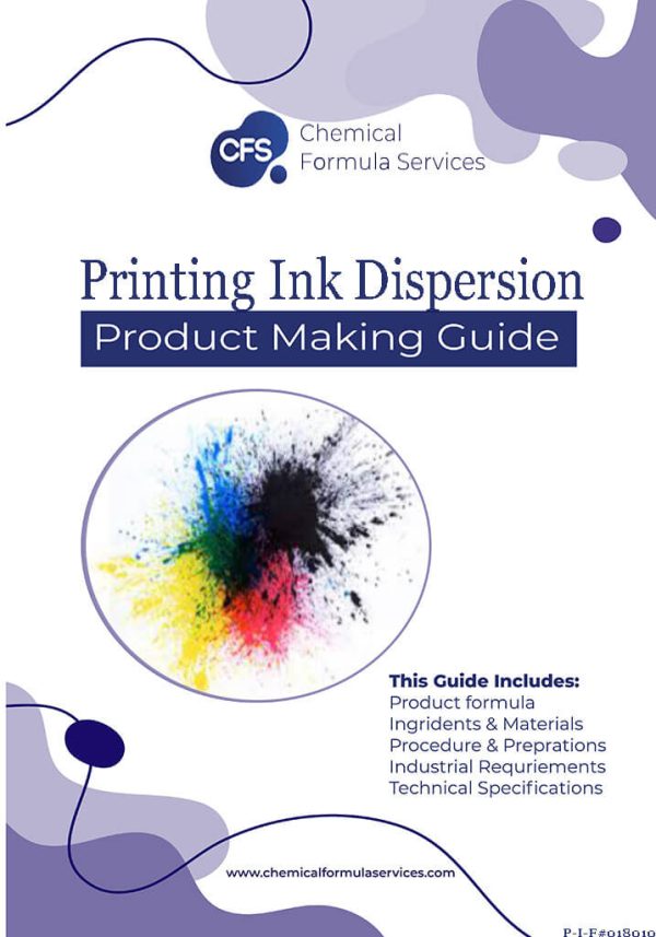 printing Ink dispersion formula