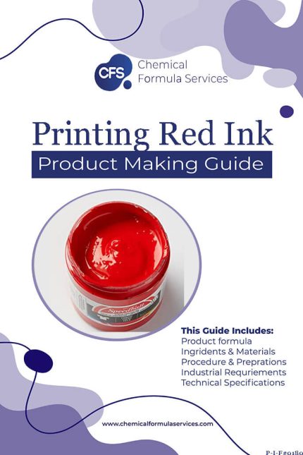 Printing red ink formula