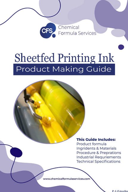 Sheetfed printing ink formula