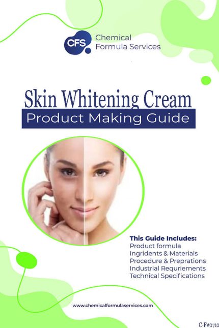 Skin whitening cream formula
