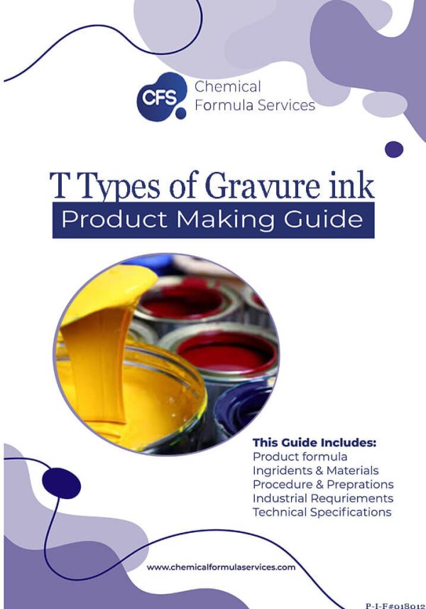 t types of gravure ink formula