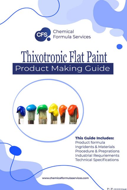Thixotropic flat paint formula
