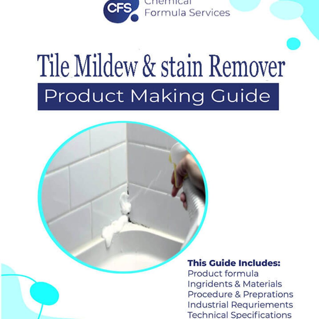 Tile mildew and stain removerTile Mildew & stain Remover Formula At