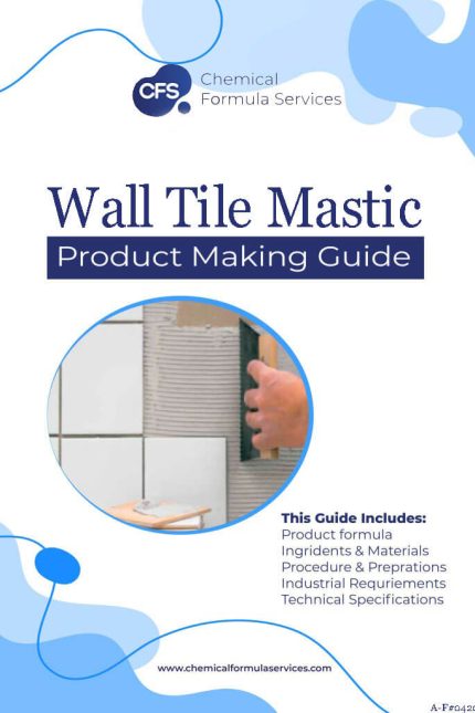 Mastic adhesive for tile formulation