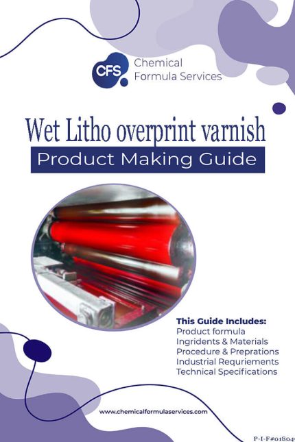 wet litho overprint varnish formula