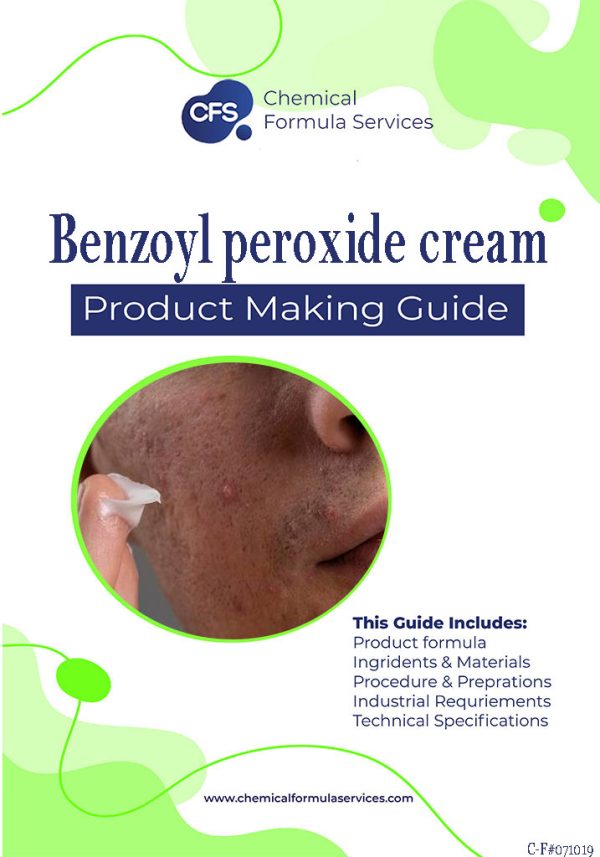 Benzoyl Peroxide Cream Formula