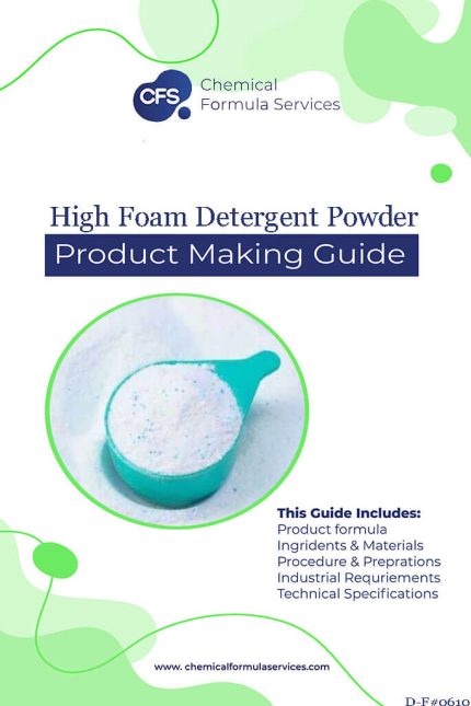 high foam detergent formulation