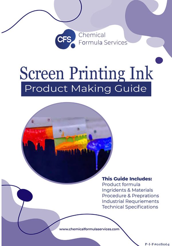 screen printing ink formula