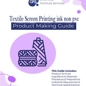 non pvc screen printing ink formula