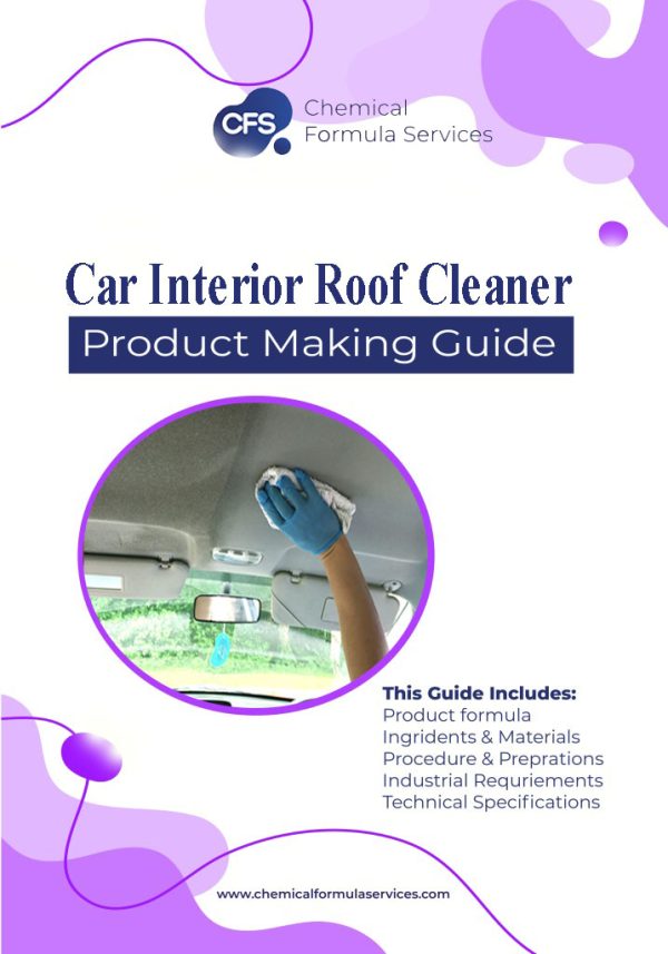 Car Interior Roof Cleaner formula